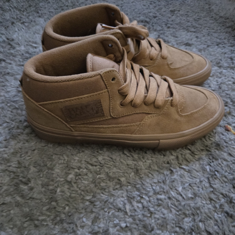 Vans Skate Half Cab Men Size 7.5 Popcush Brown And Gum 032026 - Picture 8 of 10